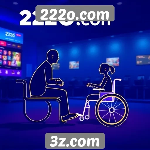 Acessibilidade e navegabilidade de 222o.com para jogadores