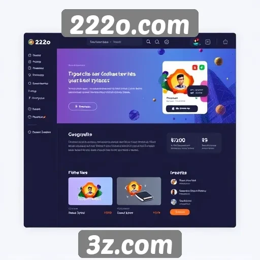 Interface do usuário em 222o.com é intuitiva